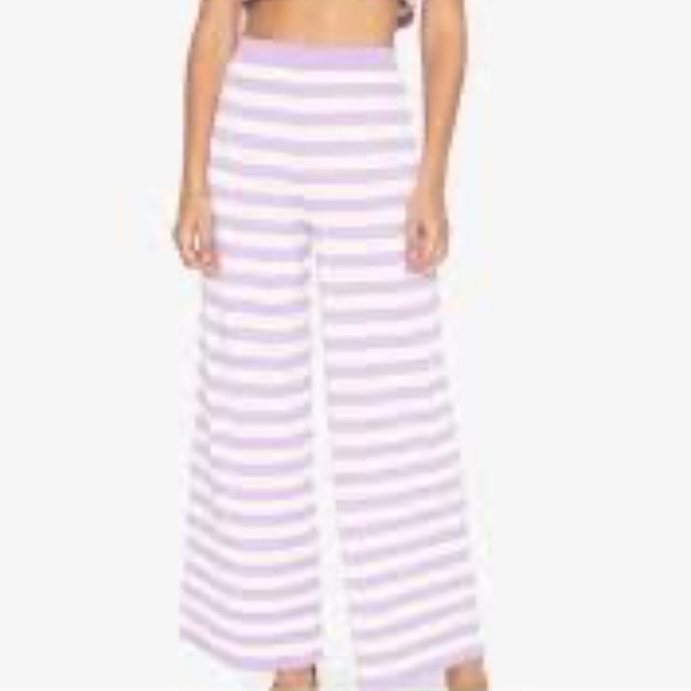 NWT Callahan Knitwear (a REVOLVE brand) Cropped Wide Leg Lucia Knit Pants - Picture 2 of 8